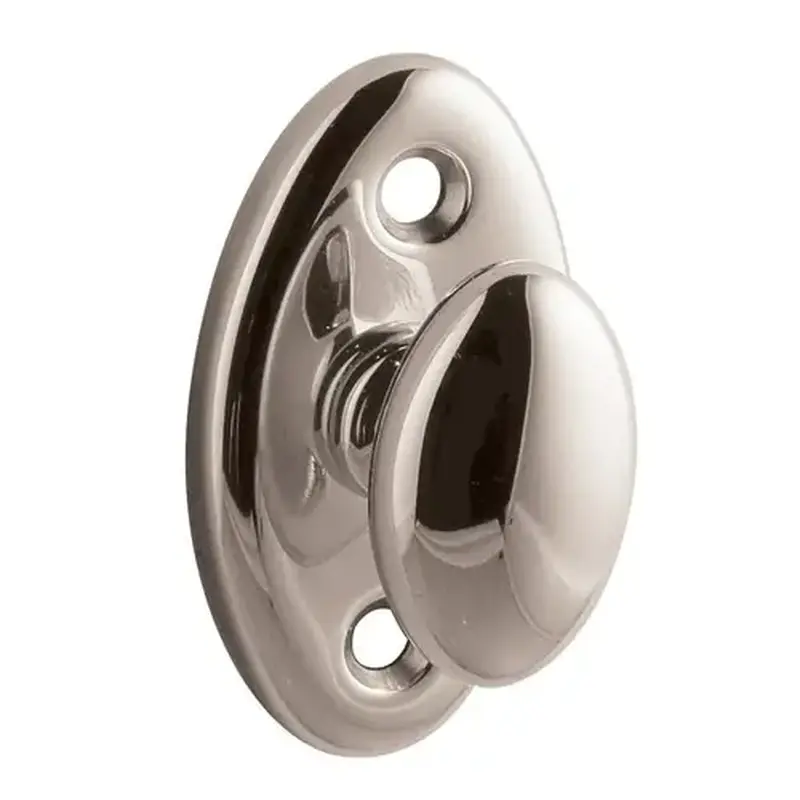Baldwin 6751055 Estate Turn Piece w/Backplate Polished Nickel
