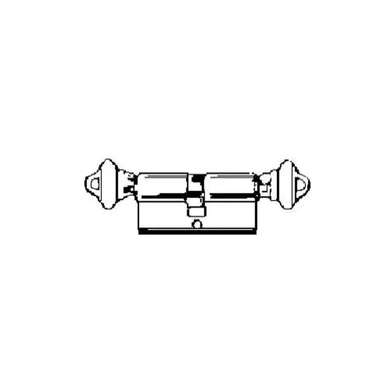 Kaba Ilco 53226SC-26D-KD Profile Cylinder Satin Chrome