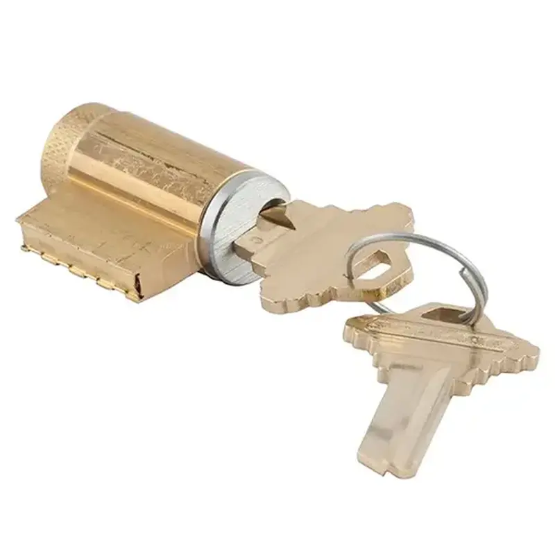 Schlage 22-093 E 626 Deadbolt Cylinder, 6-pin, E Keyway, Keyed Different, 2 Keys, Satin Chrome Finish, Non-handed Satin Chrome