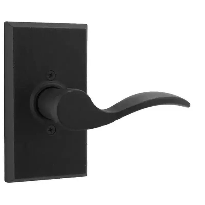 Weslock R7305H2--0020  Right Hand Carlow Square Half Dummy Lock Black Finish