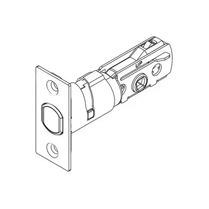 Kwikset 83370-15 Adjustable Square Deadbolt Latch Satin Nickel Finish