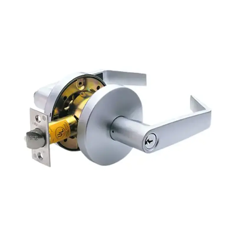 Pamex FY395C Storeroom Grade 2 Cylindrical Lock with Princeton Lever Matte Black Finish