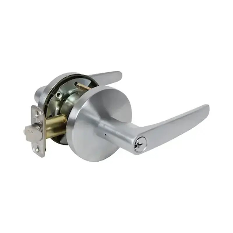 Pamex FYG93C Passage Grade 2 Cylindrical Lock with Avalon Lever Matte Black Finish