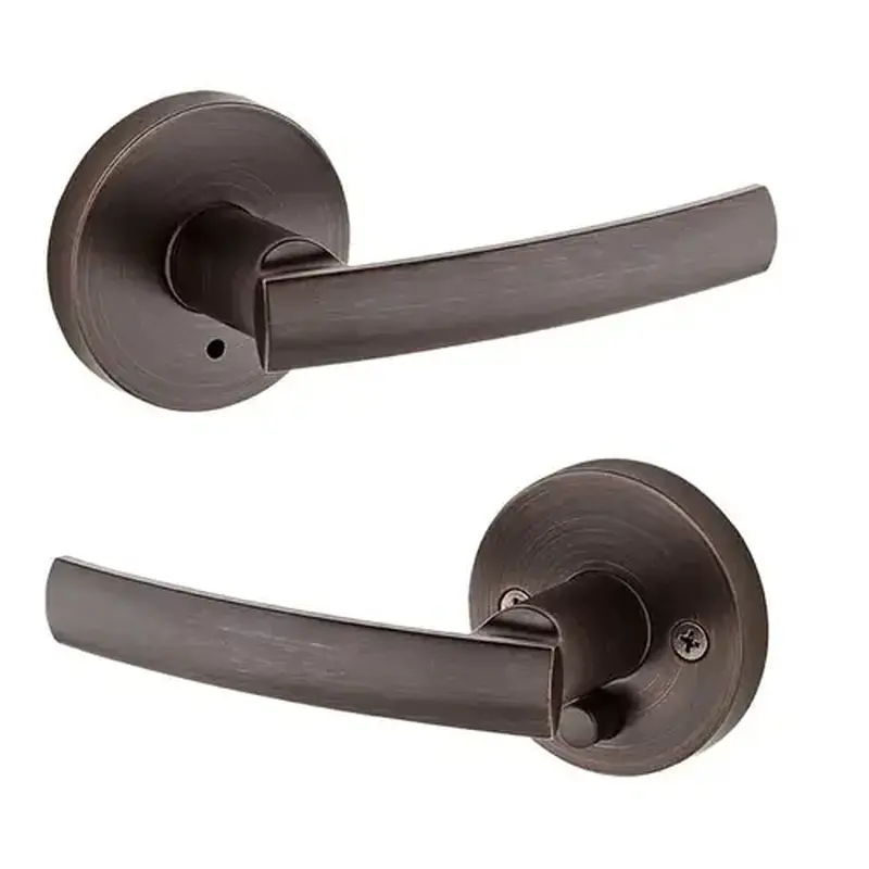 Kwikset 155SYL-RDT-11P-6AL-RCS Sydney Privacy Lever Venetian Bronze