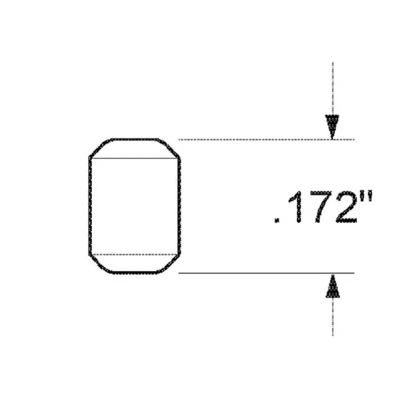 Kwikset 83100-001 Tumbler Lock Bottom Pin, Zinc, Gold, Specifications: #1 Size - pack of 100
