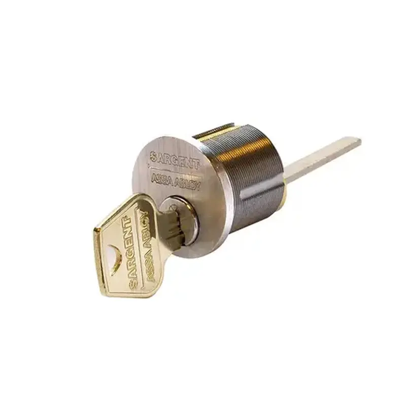 Sargent 34 7-PIN RC 3 Rim Cylinder Bright Brass