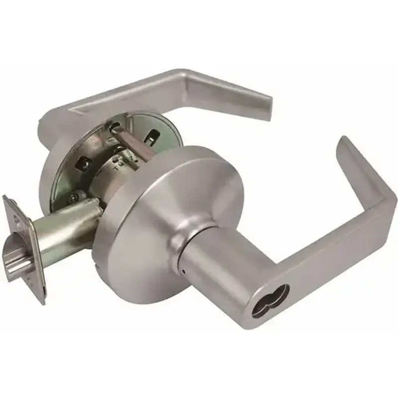 US Lock USX3052AIC26D 3000 GR1 2-3/4 in. Backset US26D Entrance Door Lever SFIC Prep(Core Sold Separately) Clutched Satin Chrome