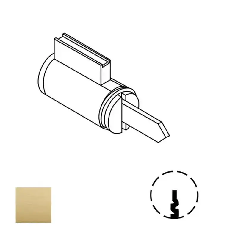 Corbin Russwin CR2200-001-A22-59A1-606 Cylinder For Schlage AL and ND Series Satin Brass