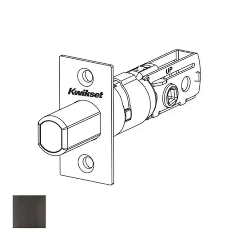 Kwikset 81308-11P Adjustable Deadbolt Latch Venetian Bronze