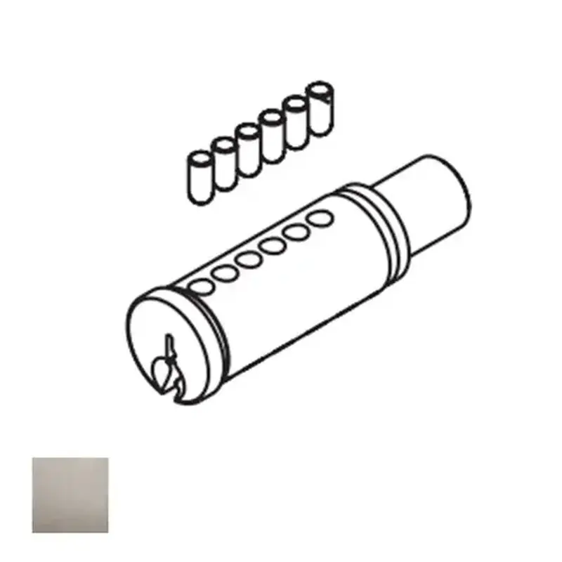 Sargent 13-3425 S 15 8 Line Cylinder Plug and Pin, Satin Nickel