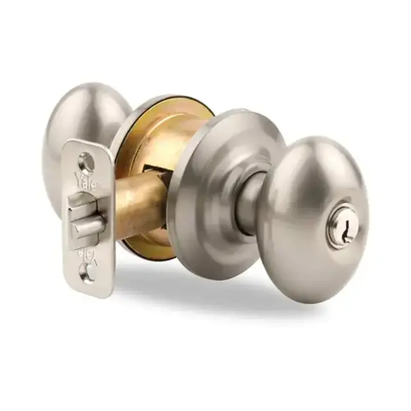 Yale Residential 70DM-SP-15-01D61-02000 Dartmouth Entry Knob, Satin Nickel