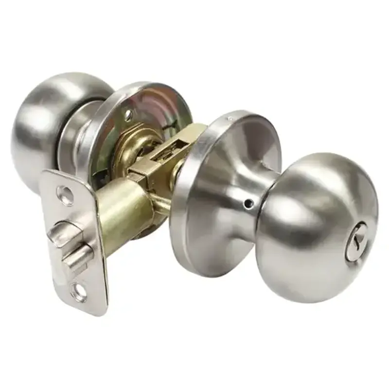Cal Royal BER00-3 RES TUBULAR PLYMOUTH KNOB EN Bright Brass