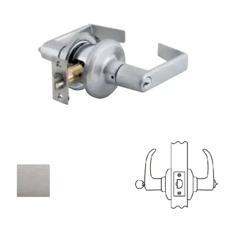 Stanley QTL250-E-626 QTL250 Series Entry/Office Lock Satin Chrome