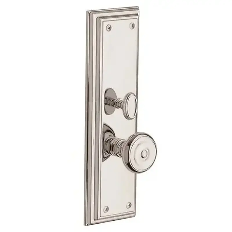 Baldwin 6796055KT Tremont Interior Escutcheon Cut for Turn Lifetime Bright Nickel Finish