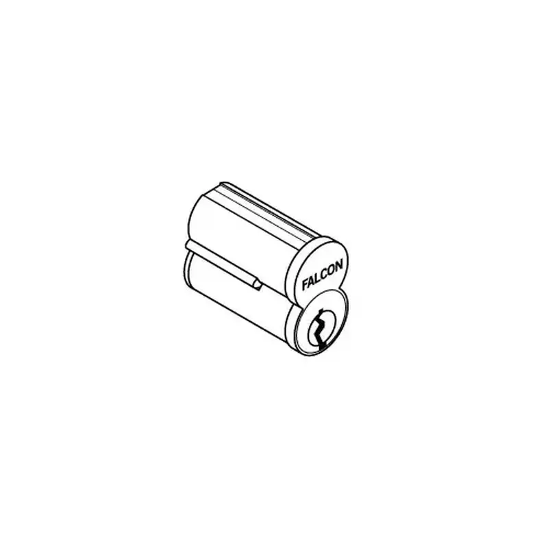 Falcon C647 J 626 SFIC Core, 7 Pin Uncombinated, Best Prep J Keyway, Uses Spring Cover (7-Pin A12639-002-00), 626/US26D Satin Chrome