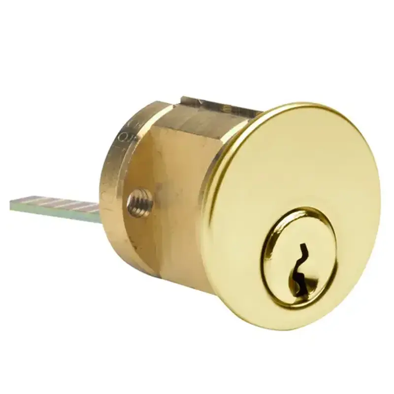 Kaba Ilco 7076YA10-03-KA2 Rim Cylinder Bright Brass