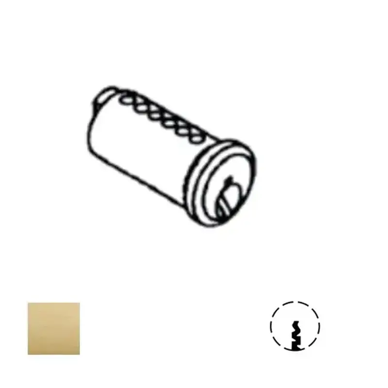 Corbin Russwin 488K98 H2 606 2000 Series Key-In-Knob Cylinder Plug Only, Satin Brass