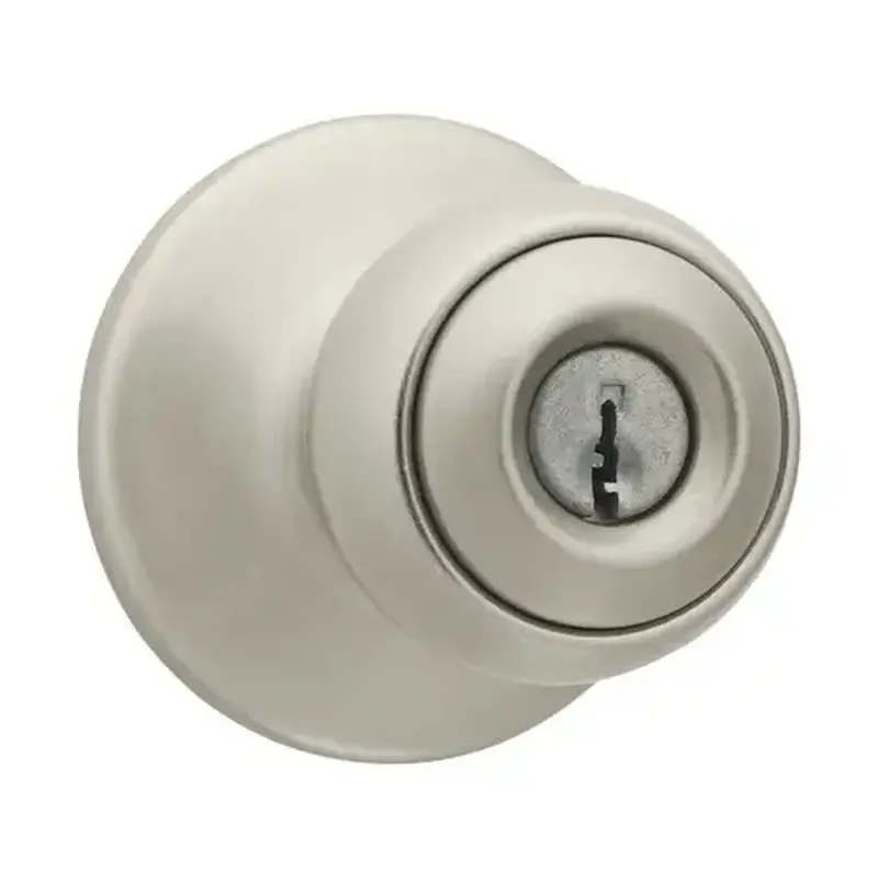 Kwikset 94002-826 Entry Knobs Polo Satin Nickel 1-3/4" Satin Nickel