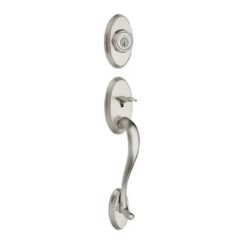 Kwikset 98001-107 Kwikset Shelburne Handleset, Satin NICKEL