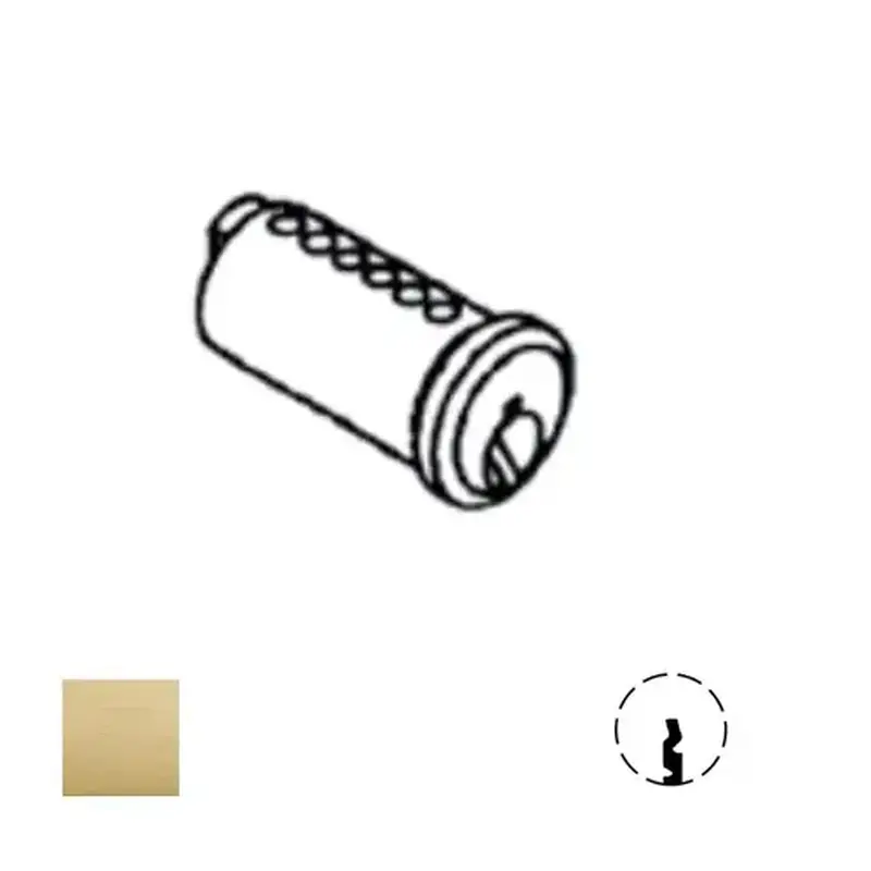 Corbin Russwin 585K24 D4 606 2000 Series Key-In-Lever Cylinder Plug Only, Satin Brass
