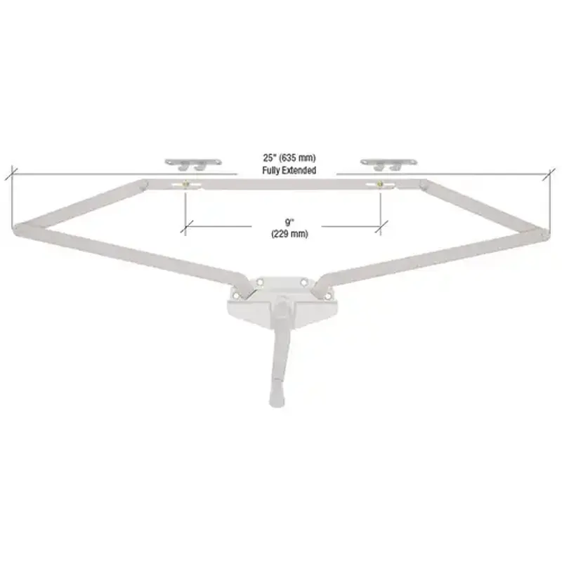 CRL EP24059 White Dual Pull Roto-Gear Awning Operator