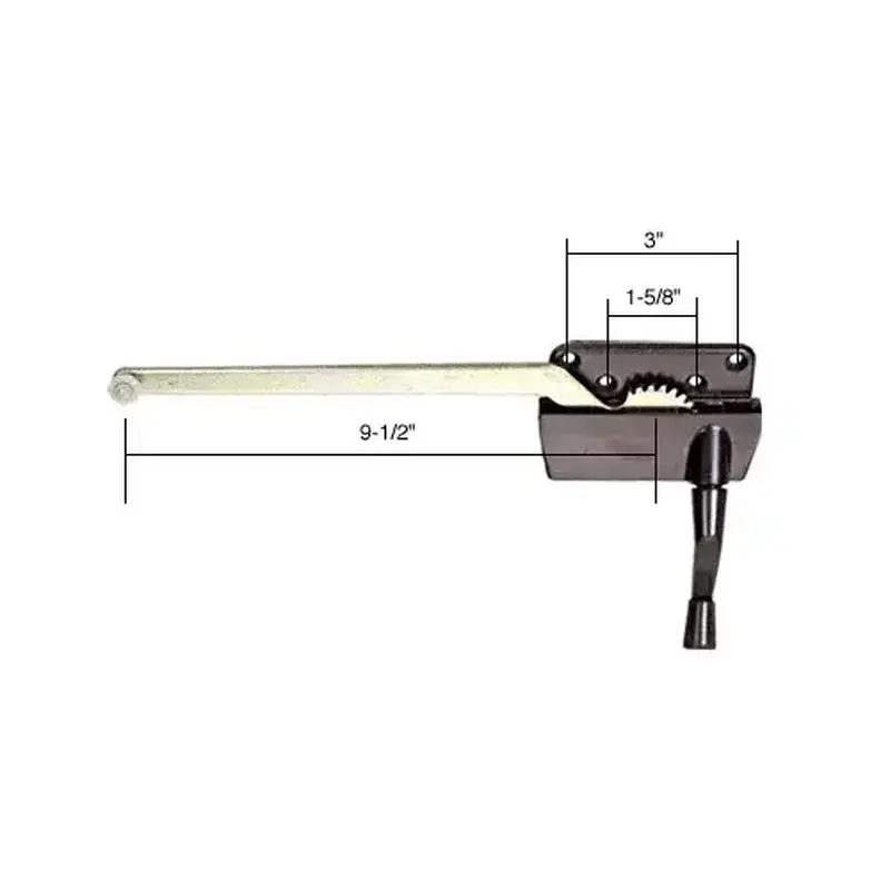 CRL H3569 Bronze 9-1/2" Right Hand Casement Window Operator
