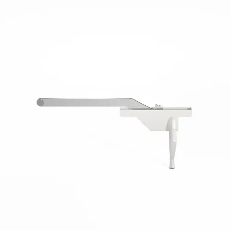 Brixwell 36-445-3 Single Arm Casement Operator white Truth Right Hand Rear mount Stainless Steel Roller 9-1/2in Arm Length