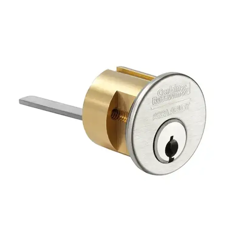 Corbin Russwin 3000-200-6-H4 619 Rim Cylinder Satin Nickel Plated Clear Coated