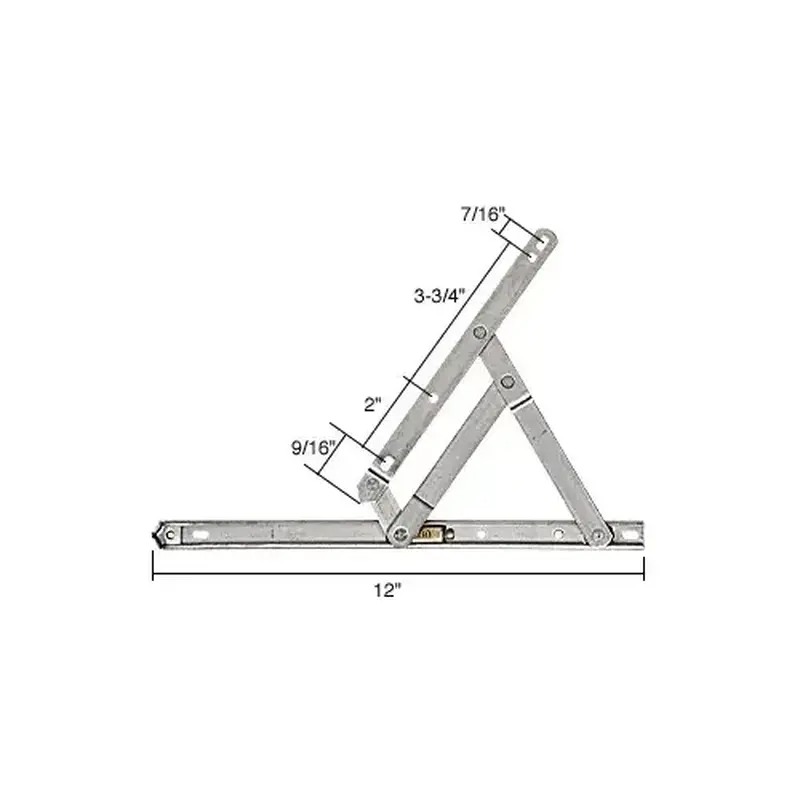 CRL H3628 12" Standard Casement 4-Bar Window Hinge