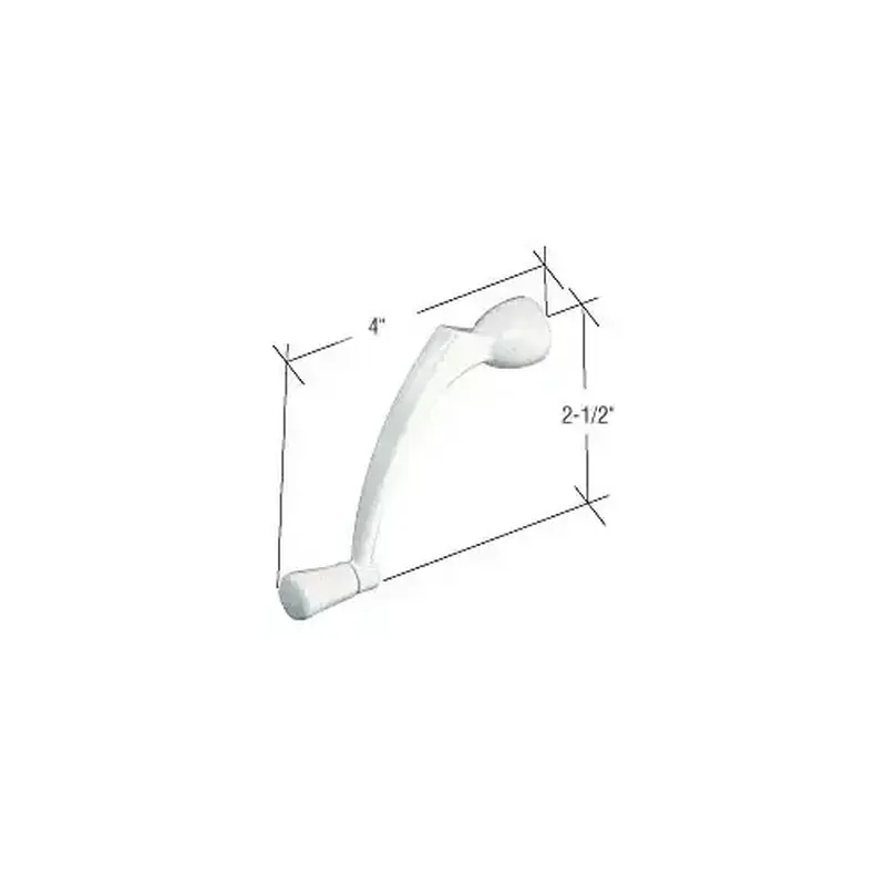 CRL H3957 White 3/8" Deep Crank Handle for Pella