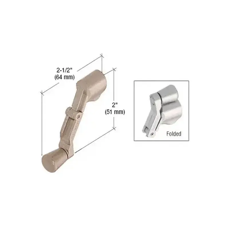 CRL H3961 Coppertone Universal Folding Handle