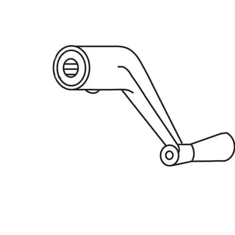 Brixwell 37-112w Crank Handle White 5/16in Spline