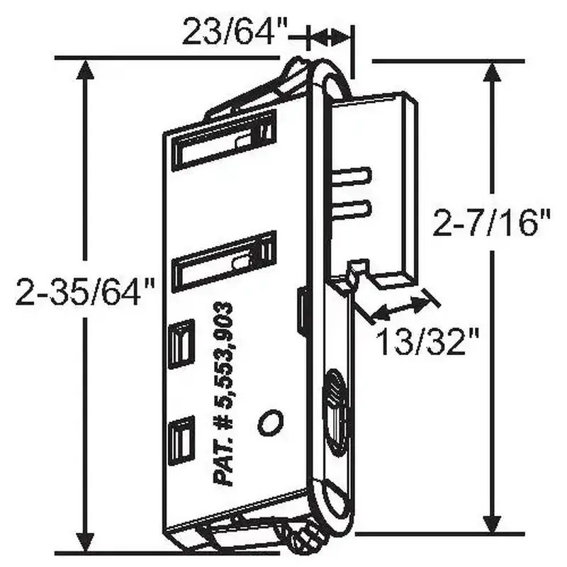 Brixwell 85-956w Vent Stop White