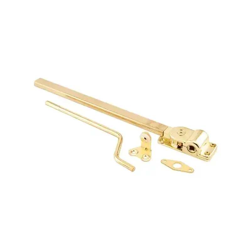 FHC H3687 10-3/4" Brass Plated Reversible Casement Window Operator - For Parlyn Windows (Single Pack)
