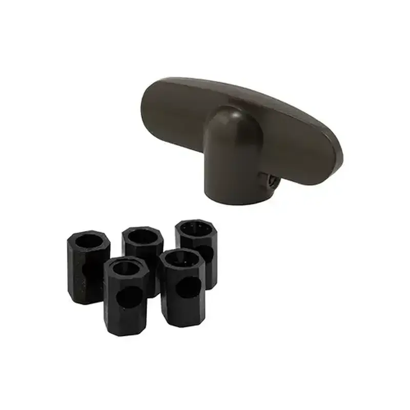 FHC H3894 Universal - Dark Brown Tee-Crank Casement Window Handle - pack of 2