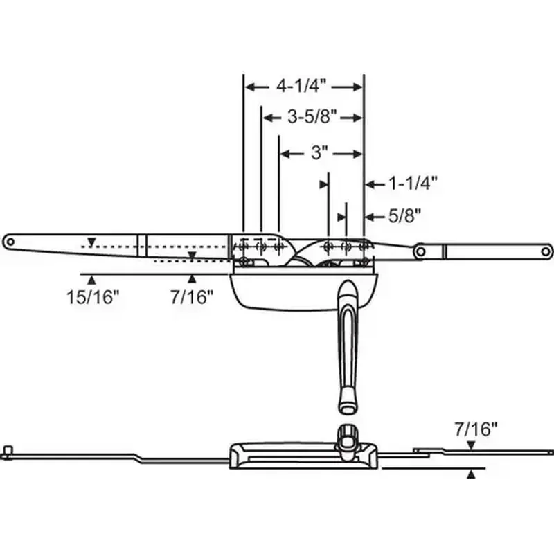 Brixwell 36-368-87 TRUTH'S LH MAXIM DUAL ARM GOLD