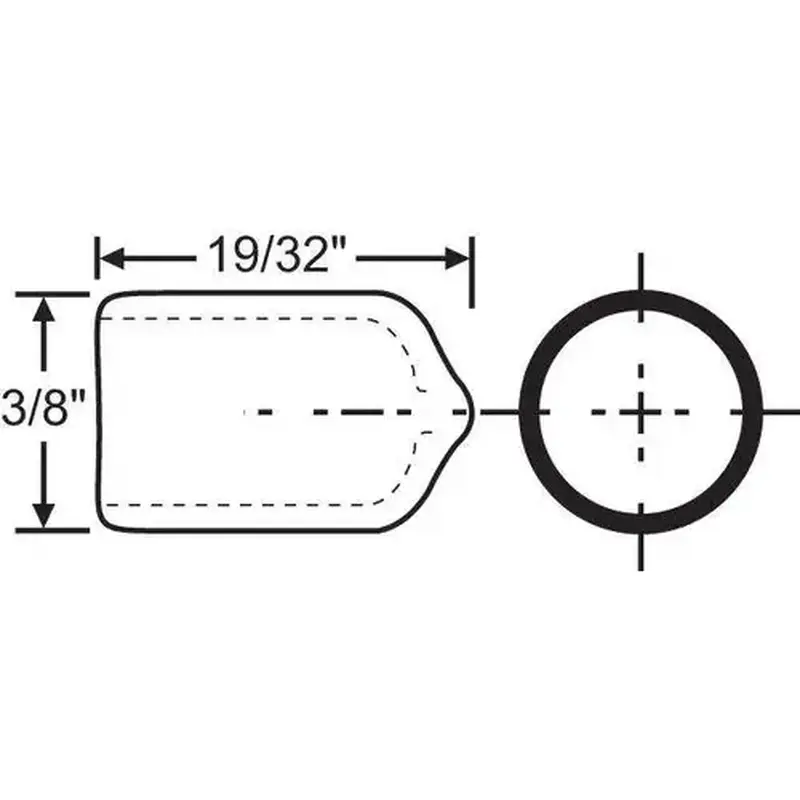 Brixwell 39-449 PLASTIC SPLINE CAP