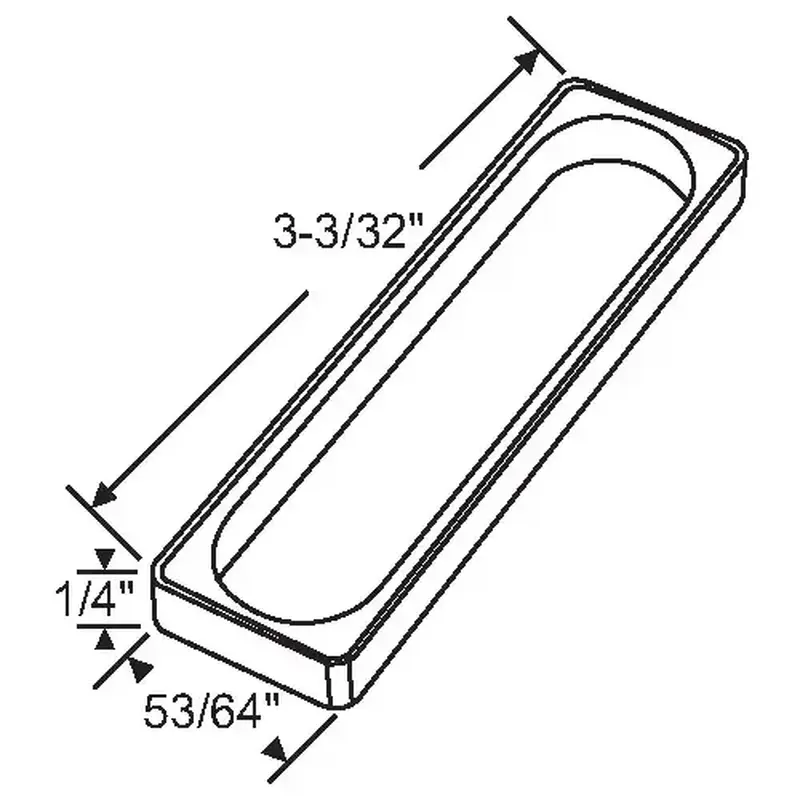 Brixwell 39-696-3 Spacer For Multipoint Lock white Finish cwl129 S Wh