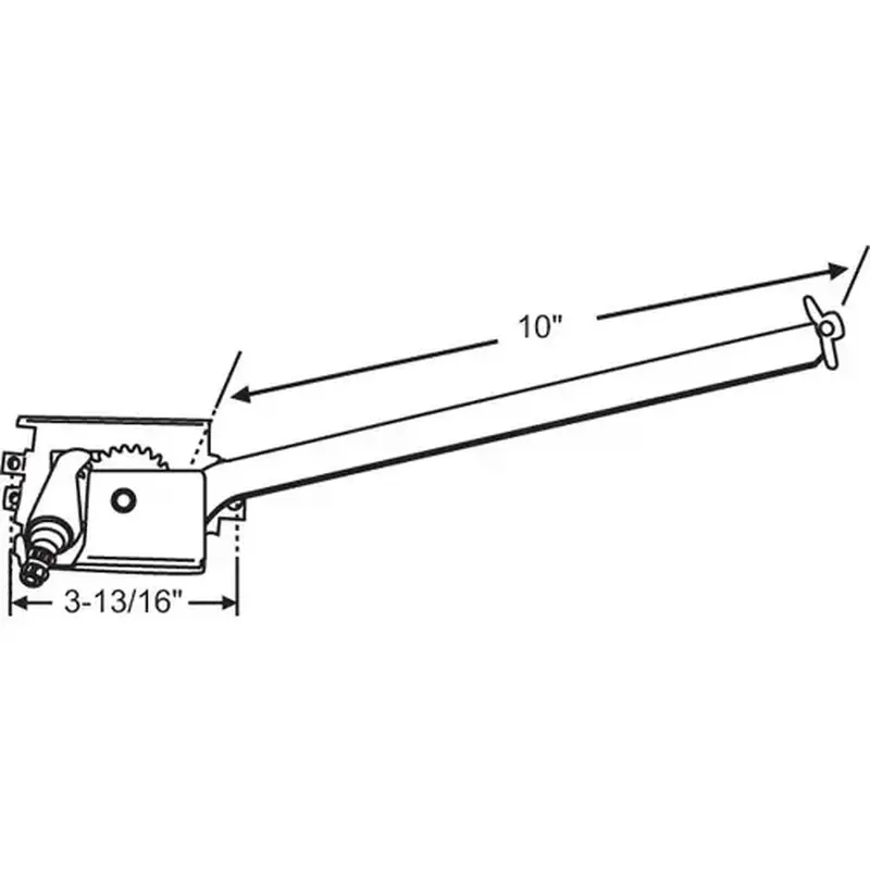 Brixwell 900-19620 Casement Operator architech Designer egress Roto Vintage 1991 -1999 handle And Cover Sold Seperate