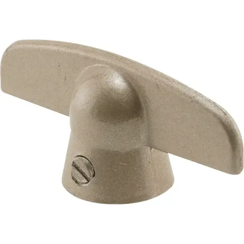 FHC H3813 Tee Handle Crank - 3/8" Bore - Champagne - Pella Coppertone