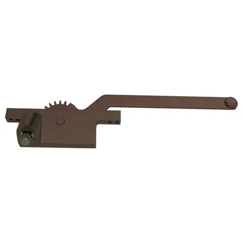 Brixwell 36-109 Casement Operator Assembly With Handle Left Hand Type Brown Finish