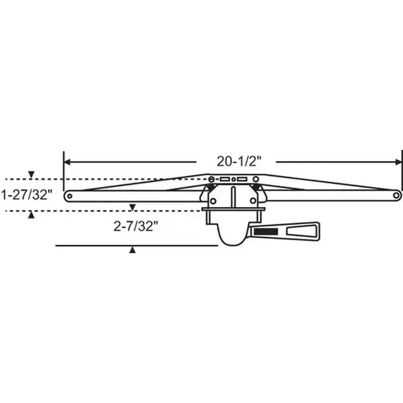 Brixwell 36-157-1 Lever Operator Bronze truth Left Hand