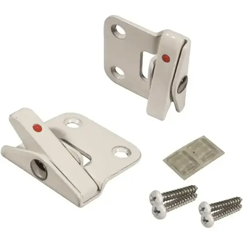 Brixwell 50-1390sbxw Single Action Std Shallow bend Extended Bracket White Pair