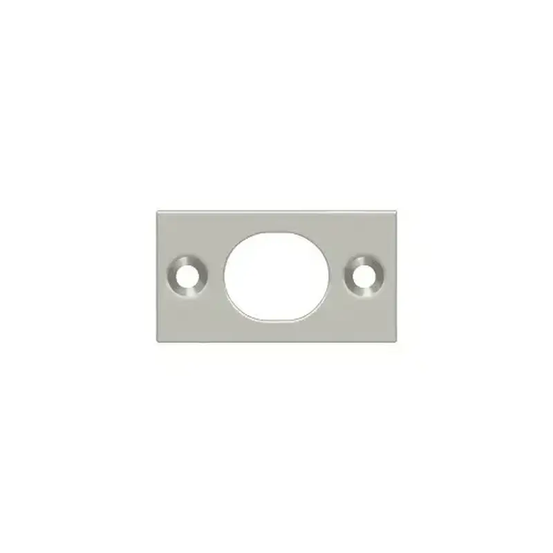 Deltana SP6FBU15 Strike Plate For 6" Flush Bolt in Brushed Nickel