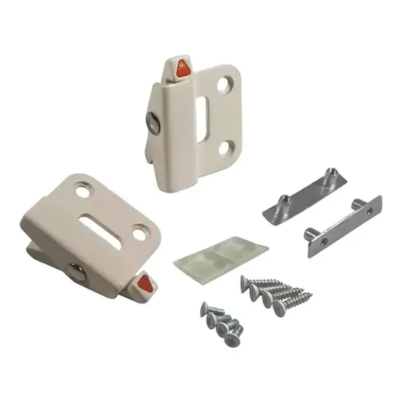 Brixwell 50-1359mbw Single Action Reverse Retro Angel Ventlock Kit Pair White Finish