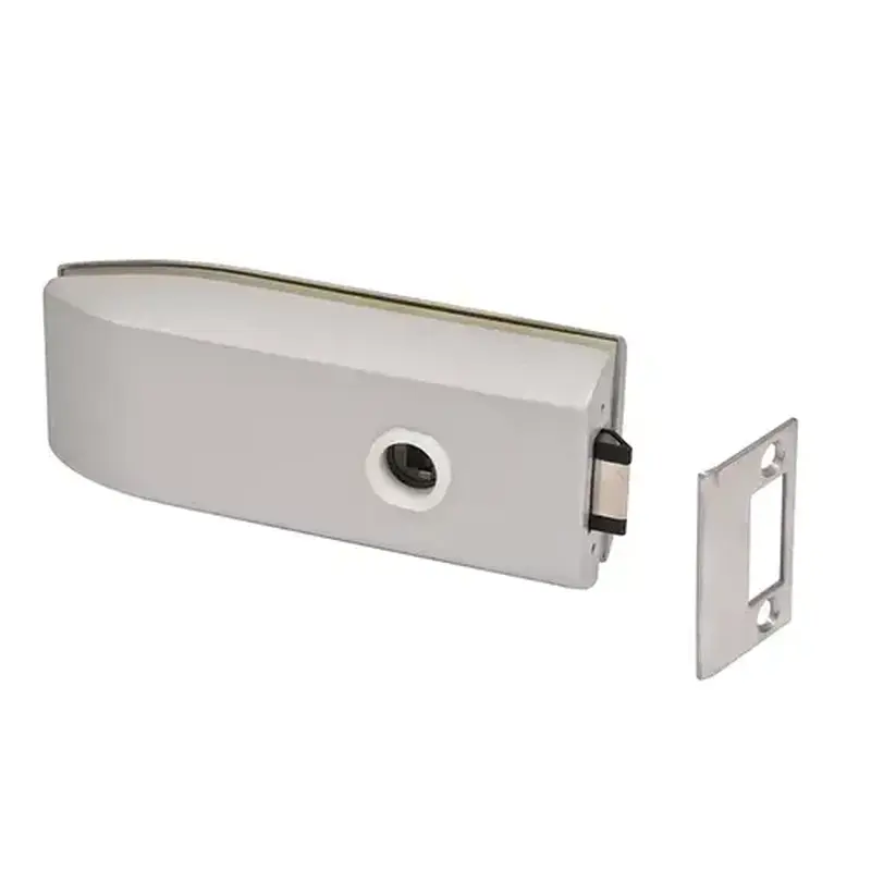 CRL PTH312A Clear Anodized Glass Mounted Passage Latch