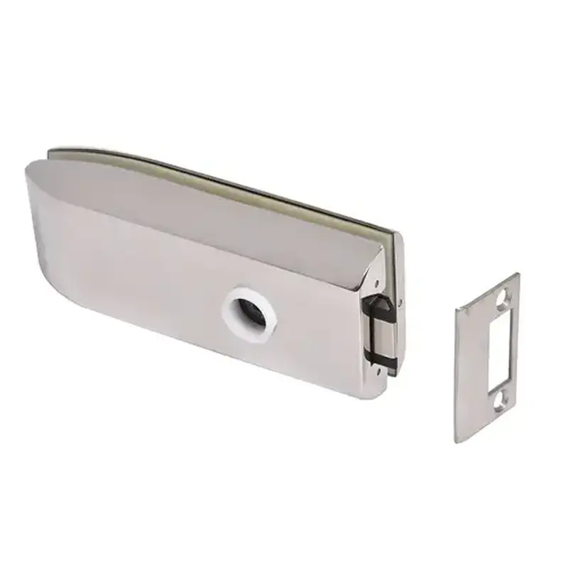 CRL PTH312PS Polished Stainless Glass Mounted Passage Latch