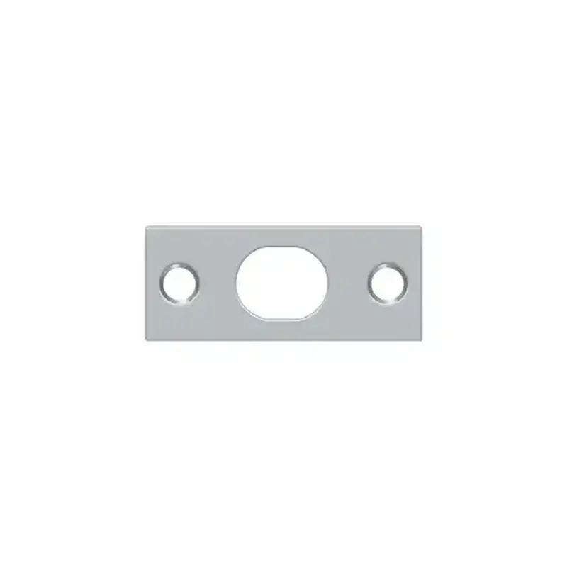 Deltana SP12EFB26D Strike Plate For Extension Flush Bolt in Brushed Chrome