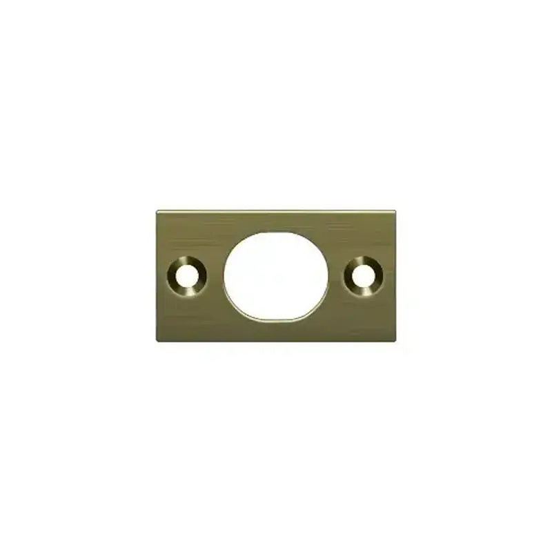 Deltana SP6FBU5 Strike Plate For 6" Flush Bolt in Antique Brass