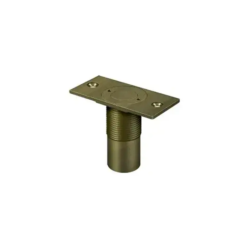 Deltana SPDP278U5 Dust Proof Strike, Adjustable, 2-7/8" x 1-3/8" in Antique Brass